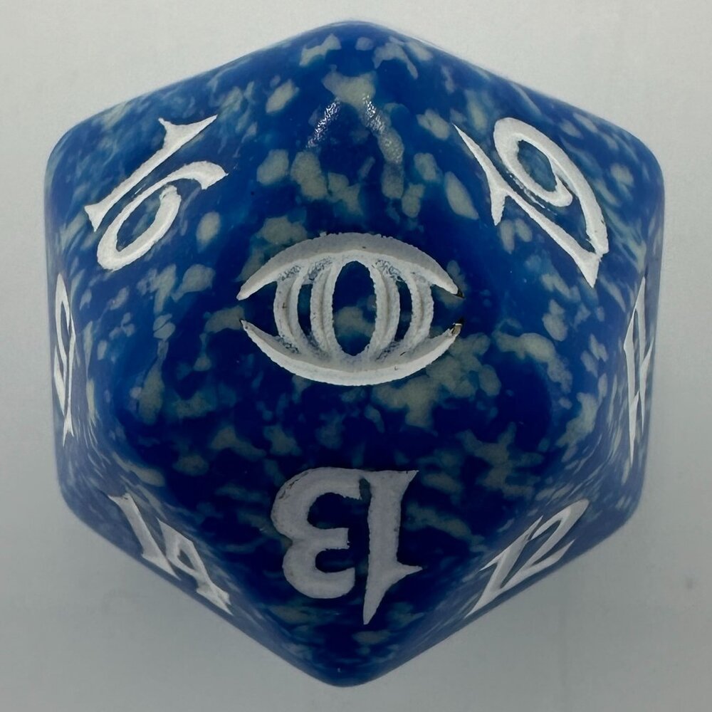Magic The Gathering Future Sight Blue D20 Spindown Die